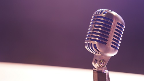 Old fashion microphone